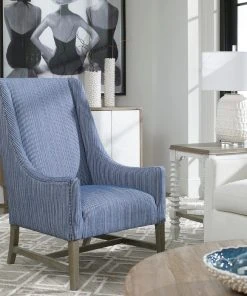 Uttermost Galiot Wingback Accent Chair