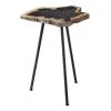 Uttermost Mircea Petrified Wood Accent Table Side & End Tables