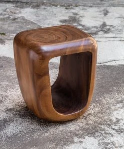 Side & End Tables Uttermost Loophole Wooden Accent Stool 12 Side & End Tables Uttermost Loophole Wooden Accent Stool