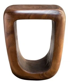 Side & End Tables Uttermost Loophole Wooden Accent Stool