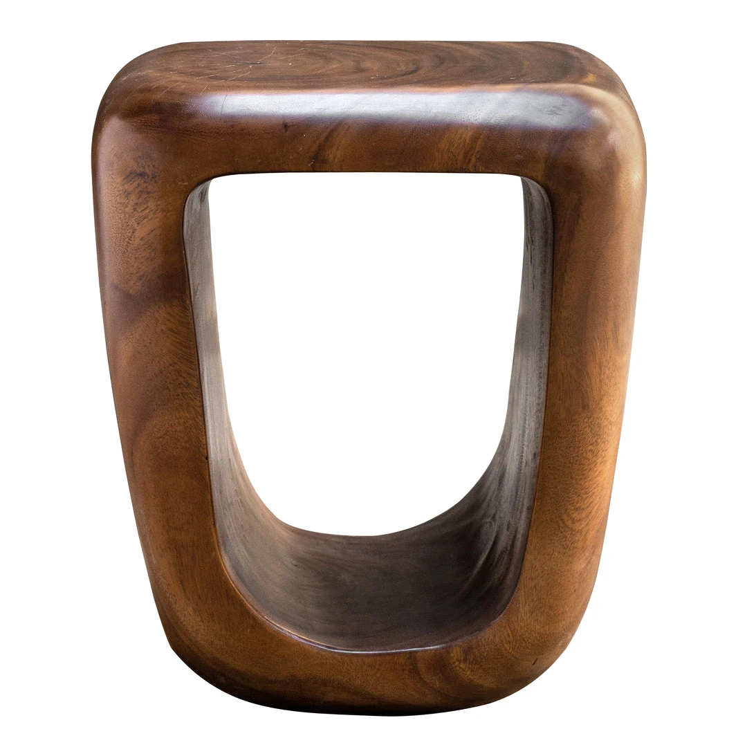 Side & End Tables Uttermost Loophole Wooden Accent Stool 3 Side & End Tables Uttermost Loophole Wooden Accent Stool
