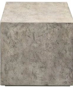 Uttermost Kioni Gray Cube Table