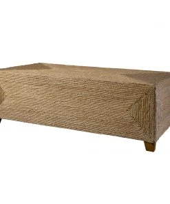 LIVING ROOM Uttermost Rora Woven Coffee Table