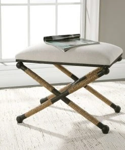 Uttermost Firth Small Bench LIVING ROOM