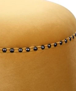 Uttermost Gumdrop Mustard Ottoman LIVING ROOM