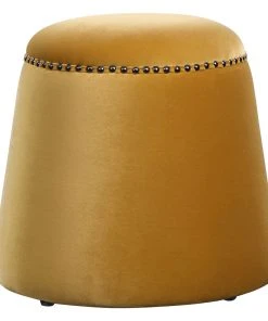 Uttermost Gumdrop Mustard Ottoman LIVING ROOM