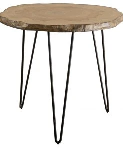 Uttermost Runay Wood Slab Side Table 8 Uttermost Runay Wood Slab Side Table