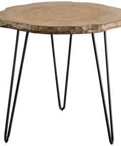 Uttermost Runay Wood Slab Side Table