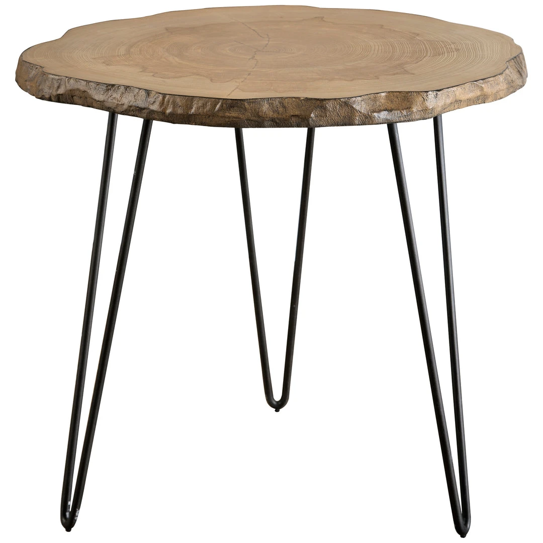 Uttermost Runay Wood Slab Side Table 3 Uttermost Runay Wood Slab Side Table