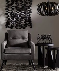 LIVING ROOM Uttermost OBrien Gray Armchair 12 LIVING ROOM Uttermost OBrien Gray Armchair