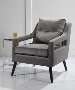 LIVING ROOM Uttermost OBrien Gray Armchair 13 LIVING ROOM Uttermost OBrien Gray Armchair