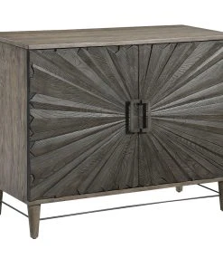 Uttermost Shield Gray Oak 2 Door Cabinet 14 Uttermost Shield Gray Oak 2 Door Cabinet