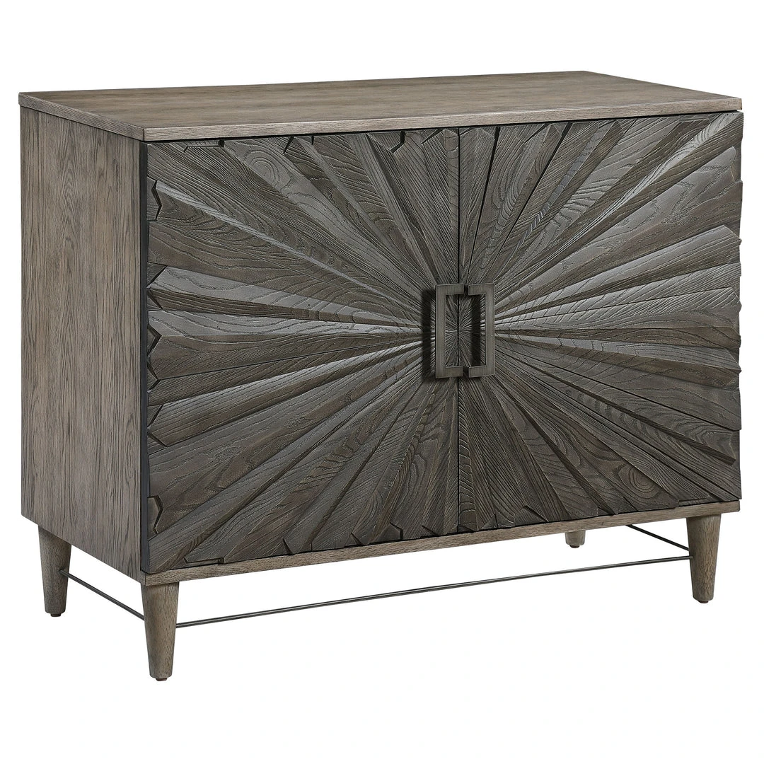 Uttermost Shield Gray Oak 2 Door Cabinet 6 Uttermost Shield Gray Oak 2 Door Cabinet
