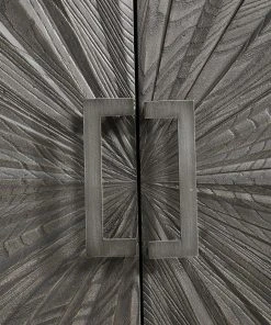 Uttermost Shield Gray Oak 2 Door Cabinet 17 Uttermost Shield Gray Oak 2 Door Cabinet