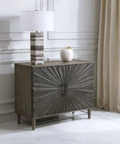 Uttermost Shield Gray Oak 2 Door Cabinet 13 Uttermost Shield Gray Oak 2 Door Cabinet