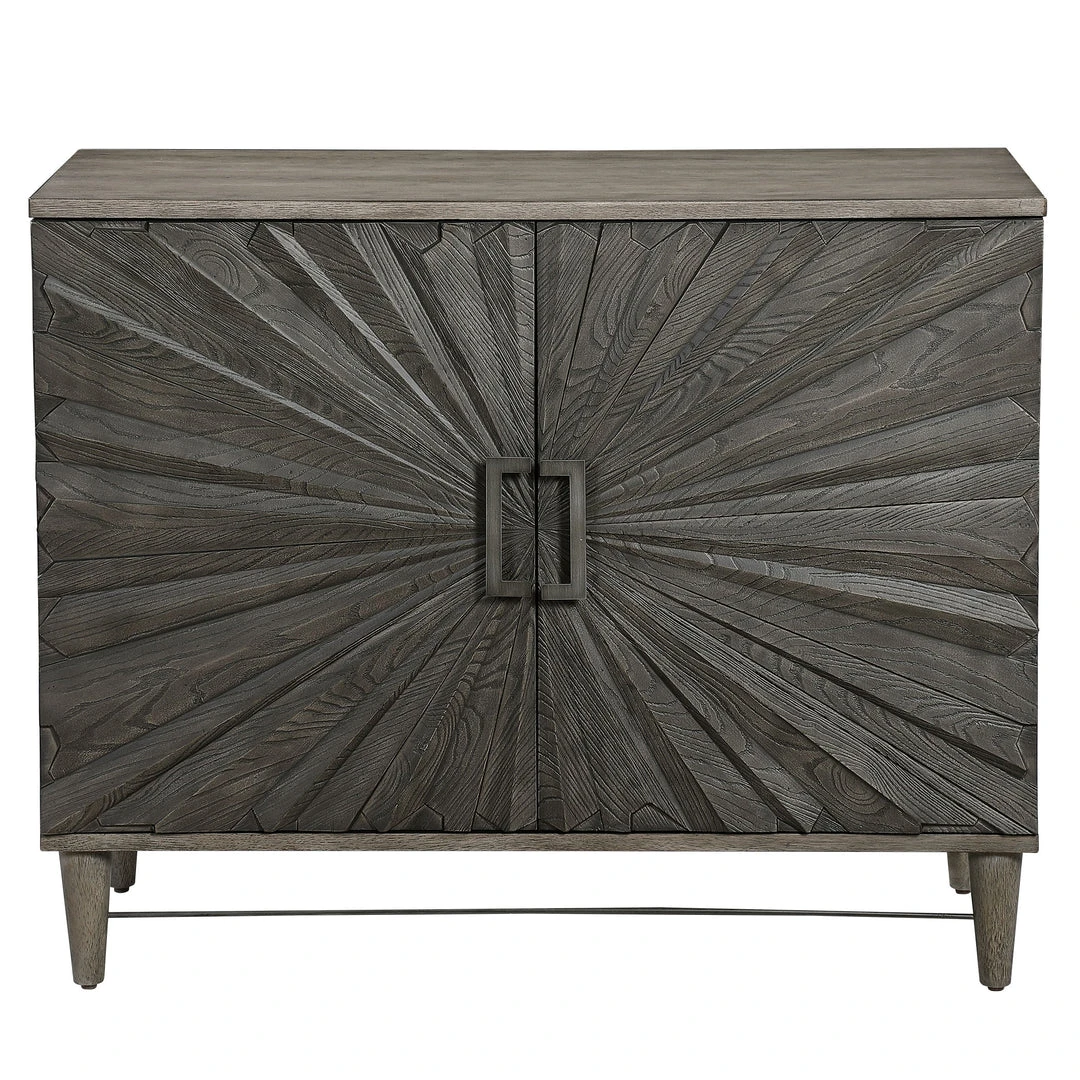 Uttermost Shield Gray Oak 2 Door Cabinet 3 Uttermost Shield Gray Oak 2 Door Cabinet