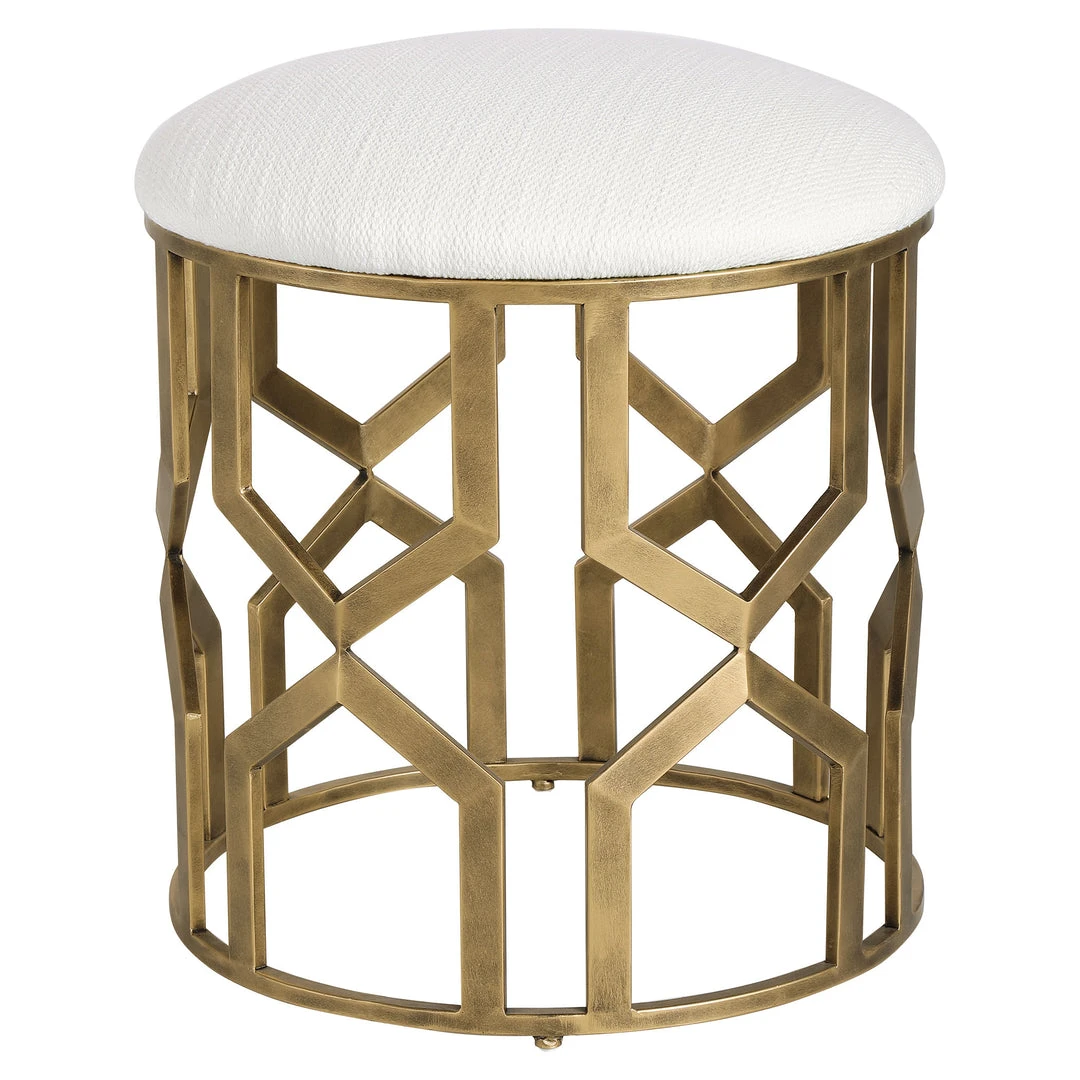 Uttermost Trellis Geometric Accent Stool LIVING ROOM 5 Uttermost Trellis Geometric Accent Stool LIVING ROOM