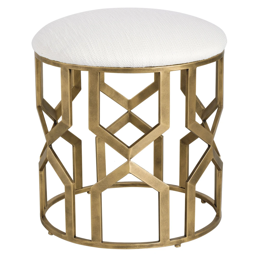 Uttermost Trellis Geometric Accent Stool LIVING ROOM 3 Uttermost Trellis Geometric Accent Stool LIVING ROOM