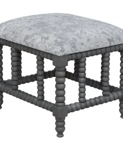 LIVING ROOM Uttermost Estes Faux Cow Hide Small Bench