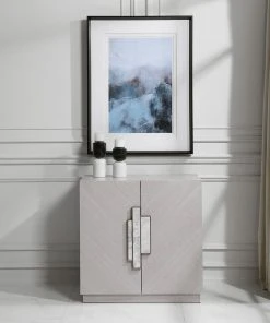 Chests & Cabinets Uttermost Viela Gray 2 Door Cabinet