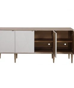 Chests & Cabinets Uttermost Tightrope 4 Door Modern Sideboard Cabinet 15 Chests & Cabinets Uttermost Tightrope 4 Door Modern Sideboard Cabinet