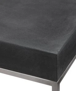 Uttermost Jase Black Concrete Console Table