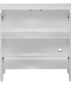 Uttermost Stockholm White 2 Door Cabinet