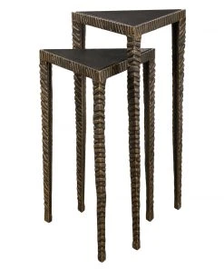 Side & End Tables Uttermost Samiria Triangular Accent Tables, S/2