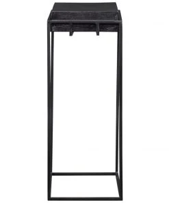 Uttermost Telone Black Small Pedestal Side & End Tables 7 Uttermost Telone Black Small Pedestal Side & End Tables