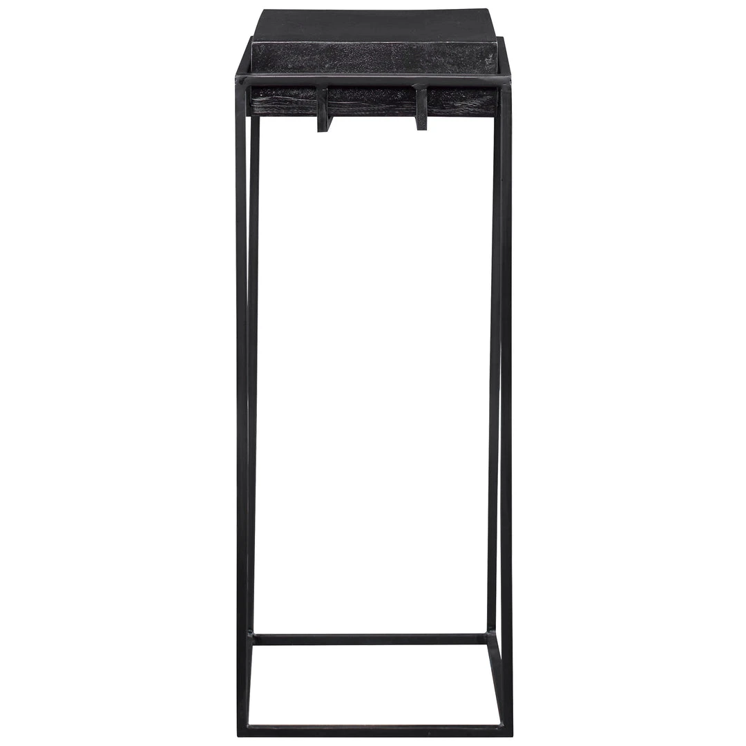 Uttermost Telone Black Small Pedestal Side & End Tables 5 Uttermost Telone Black Small Pedestal Side & End Tables