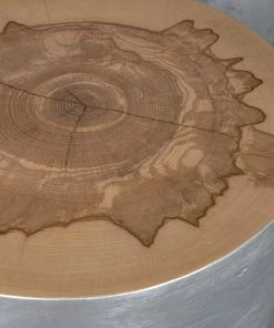 Uttermost Gannett Silver Wood End Table Side & End Tables