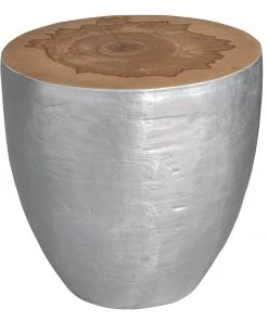 Uttermost Gannett Silver Wood End Table Side & End Tables