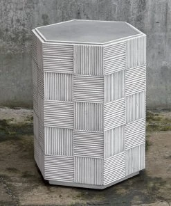 Side & End Tables Uttermost Silo Hexagonal Accent Table