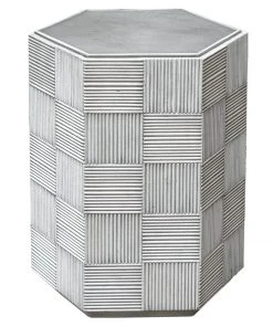 Side & End Tables Uttermost Silo Hexagonal Accent Table