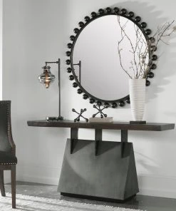 Uttermost Vessel Industrial Console Table 12 Uttermost Vessel Industrial Console Table
