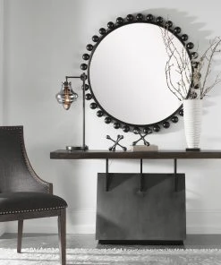 Uttermost Vessel Industrial Console Table