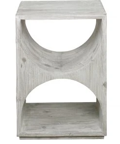 Side & End Tables Uttermost Hans White Side Table 8 Side & End Tables Uttermost Hans White Side Table