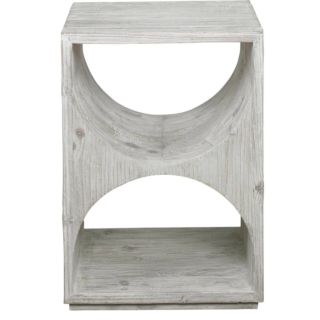 Side & End Tables Uttermost Hans White Side Table 5 Side & End Tables Uttermost Hans White Side Table