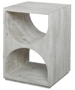 Side & End Tables Uttermost Hans White Side Table