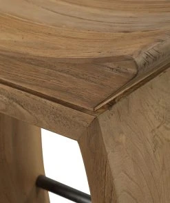 Uttermost Connor Modern Wood Counter Stool Benches, Ottomans & Poufs