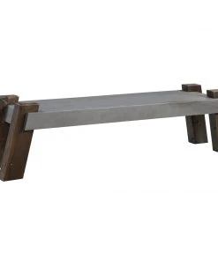 Uttermost Lavin Industrial Concrete Bench