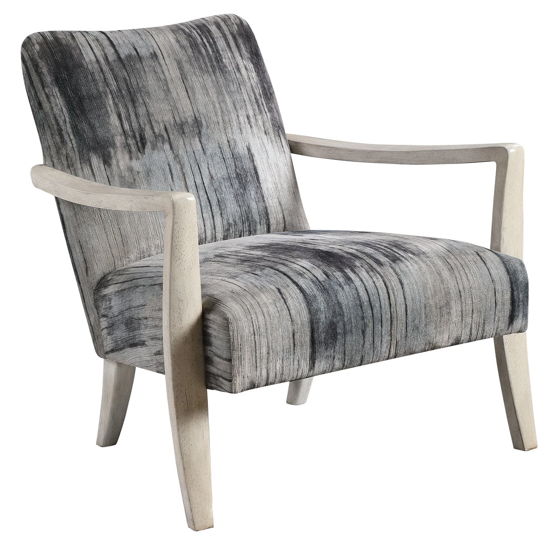 Uttermost Watercolor Gray Chenille Accent Chair 6 Uttermost Watercolor Gray Chenille Accent Chair