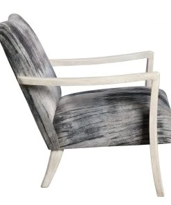 Uttermost Watercolor Gray Chenille Accent Chair 14 Uttermost Watercolor Gray Chenille Accent Chair