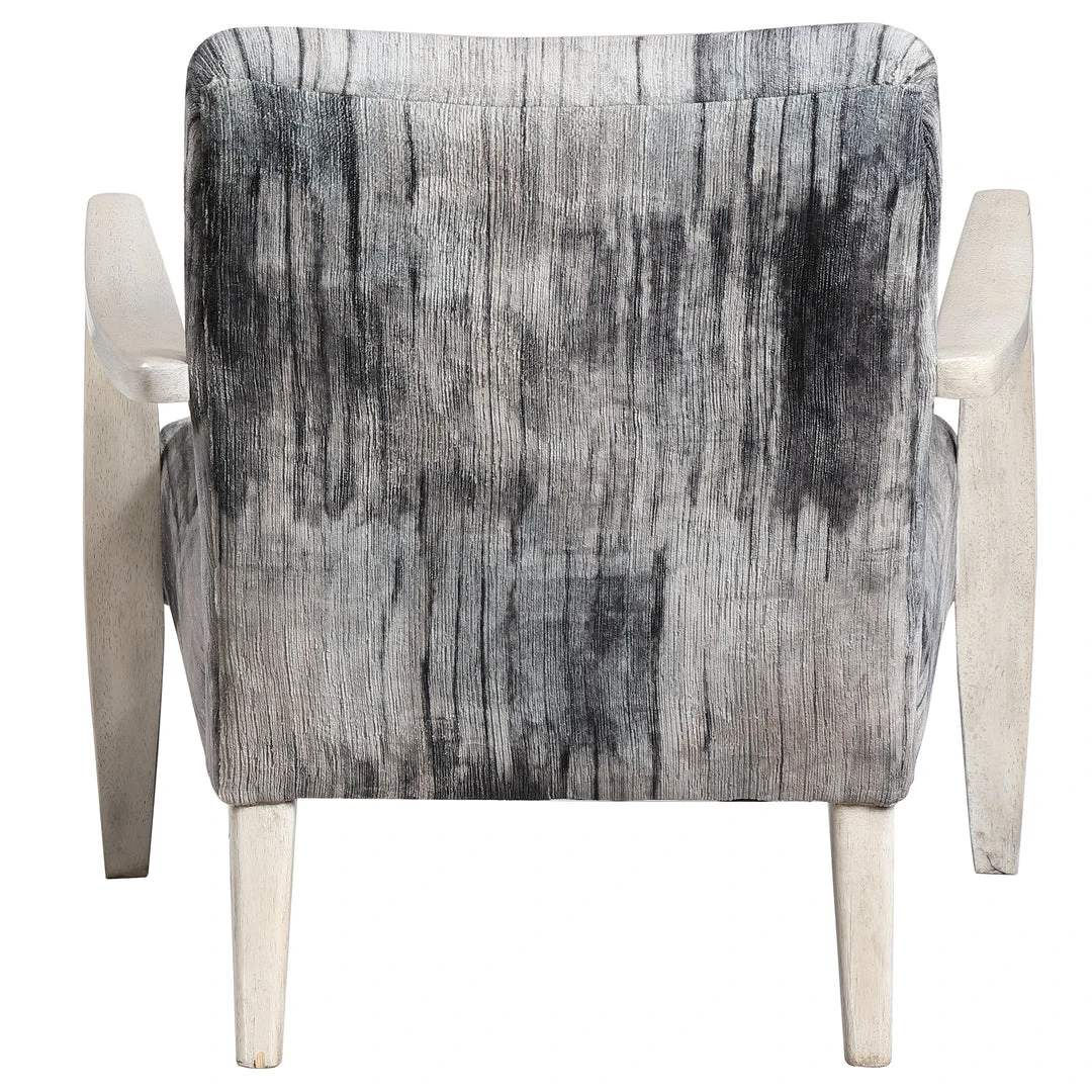 Uttermost Watercolor Gray Chenille Accent Chair 9 Uttermost Watercolor Gray Chenille Accent Chair