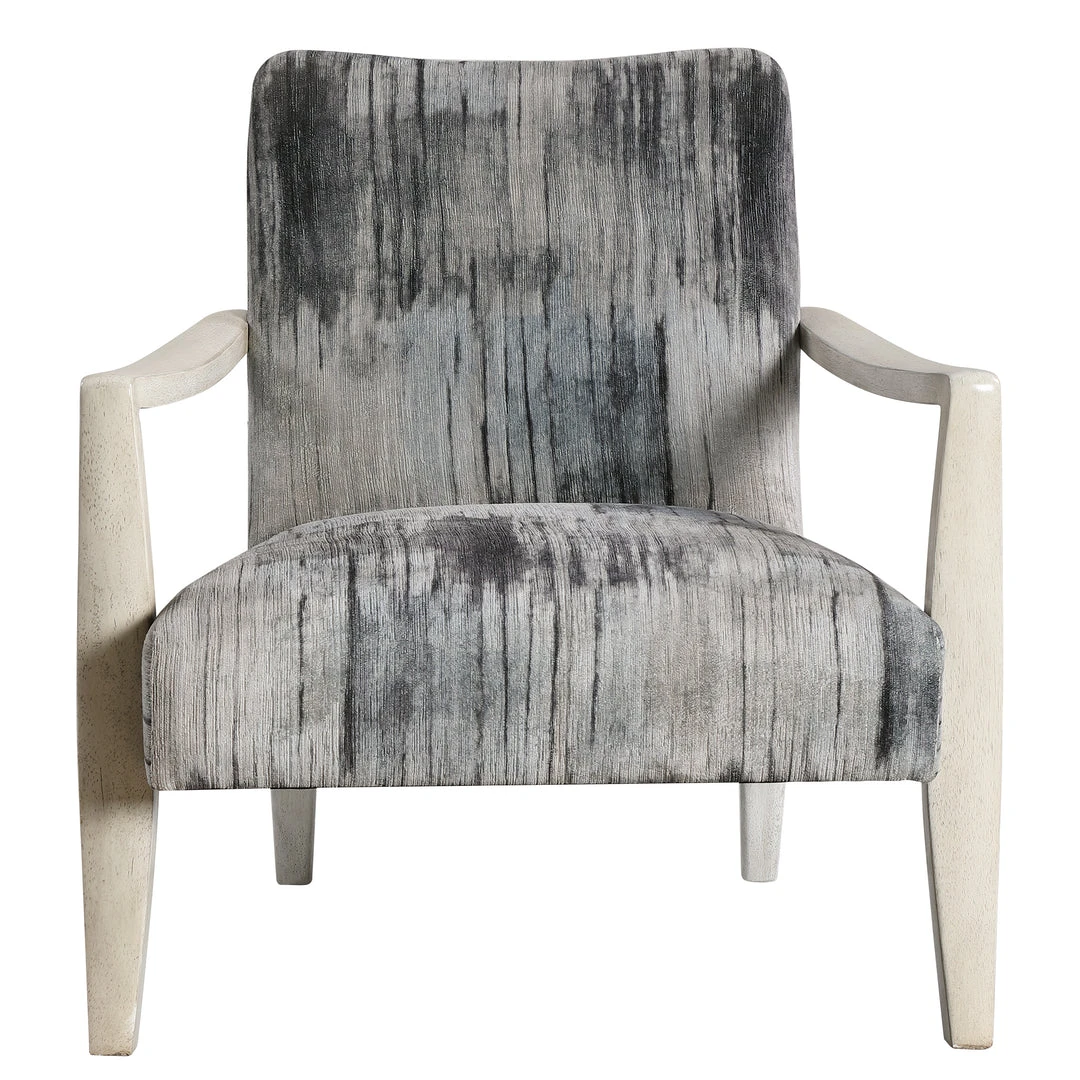 Uttermost Watercolor Gray Chenille Accent Chair 3 Uttermost Watercolor Gray Chenille Accent Chair