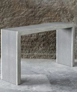 Uttermost Aerina Aged Gray Console Table