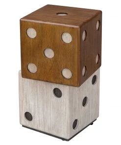 Uttermost Roll The Dice Accent Table