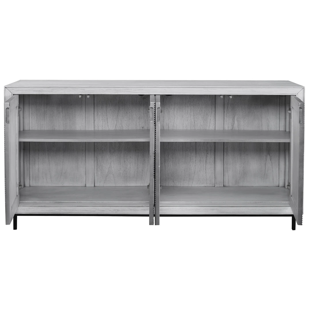 Uttermost Checkerboard 4 Door Gray Cabinet 5 Uttermost Checkerboard 4 Door Gray Cabinet