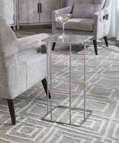 Uttermost Cadmus Pewter Accent Table