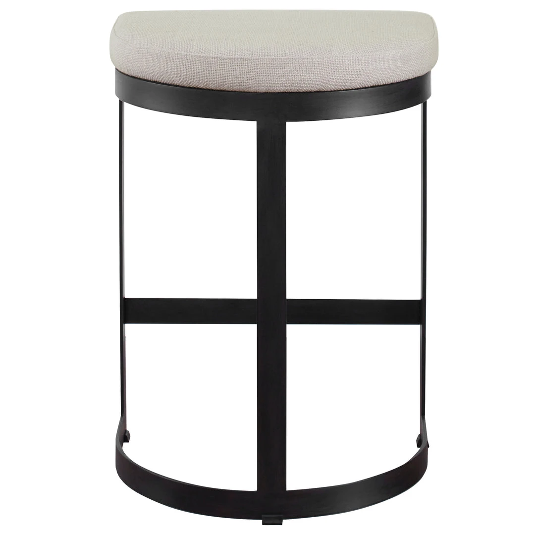 Uttermost Ivanna Black Iron Counter Stool 6 Uttermost Ivanna Black Iron Counter Stool